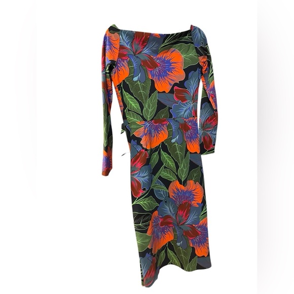 Chiara Boni LA PETITE ROBE
Silveria Floral-Print Side-Ruffle Dress size 8 - Picture 8 of 13